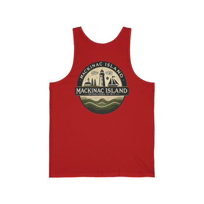 Vintage Mackinac Island Unisex Jersey Tank
