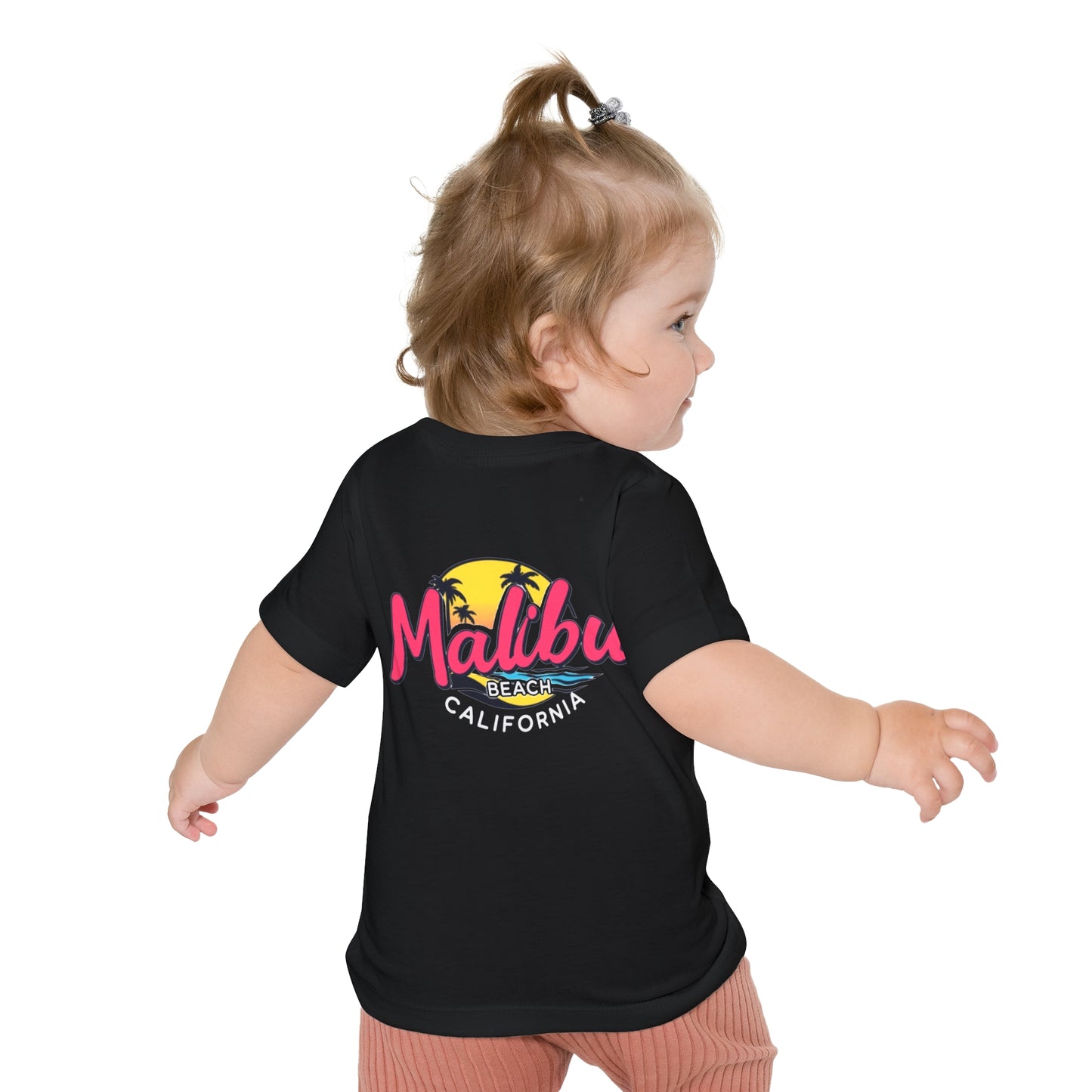 Retro Malibu Unisex Baby Short Sleeve T-Shirt