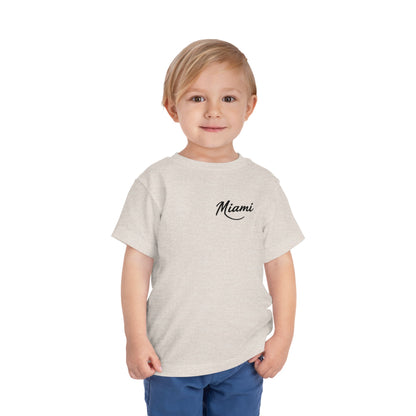 Retro Miami Unisex Toddler Short Sleeve Tee