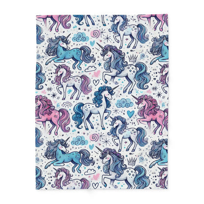 Unicorns Arctic Fleece Blanket