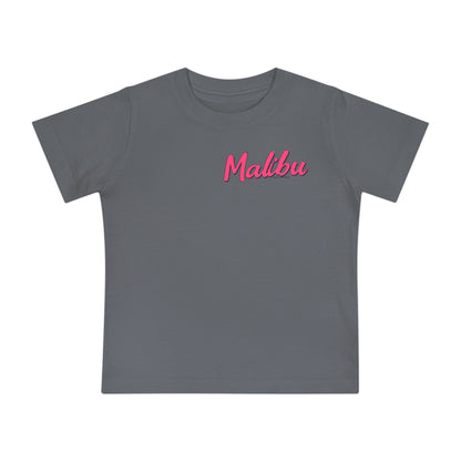 Retro Malibu Unisex Baby Short Sleeve T-Shirt
