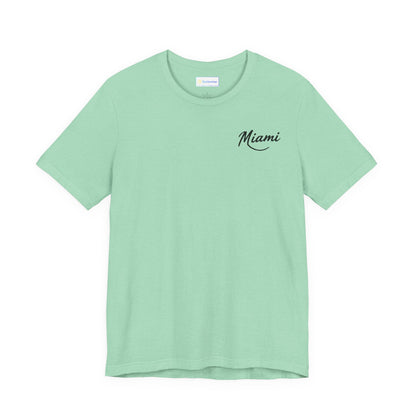 Retro Miami Unisex Jersey Short Sleeve Tee