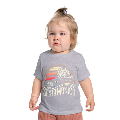 Vibrant Santa Monica Baby Short Sleeve T-Shirt