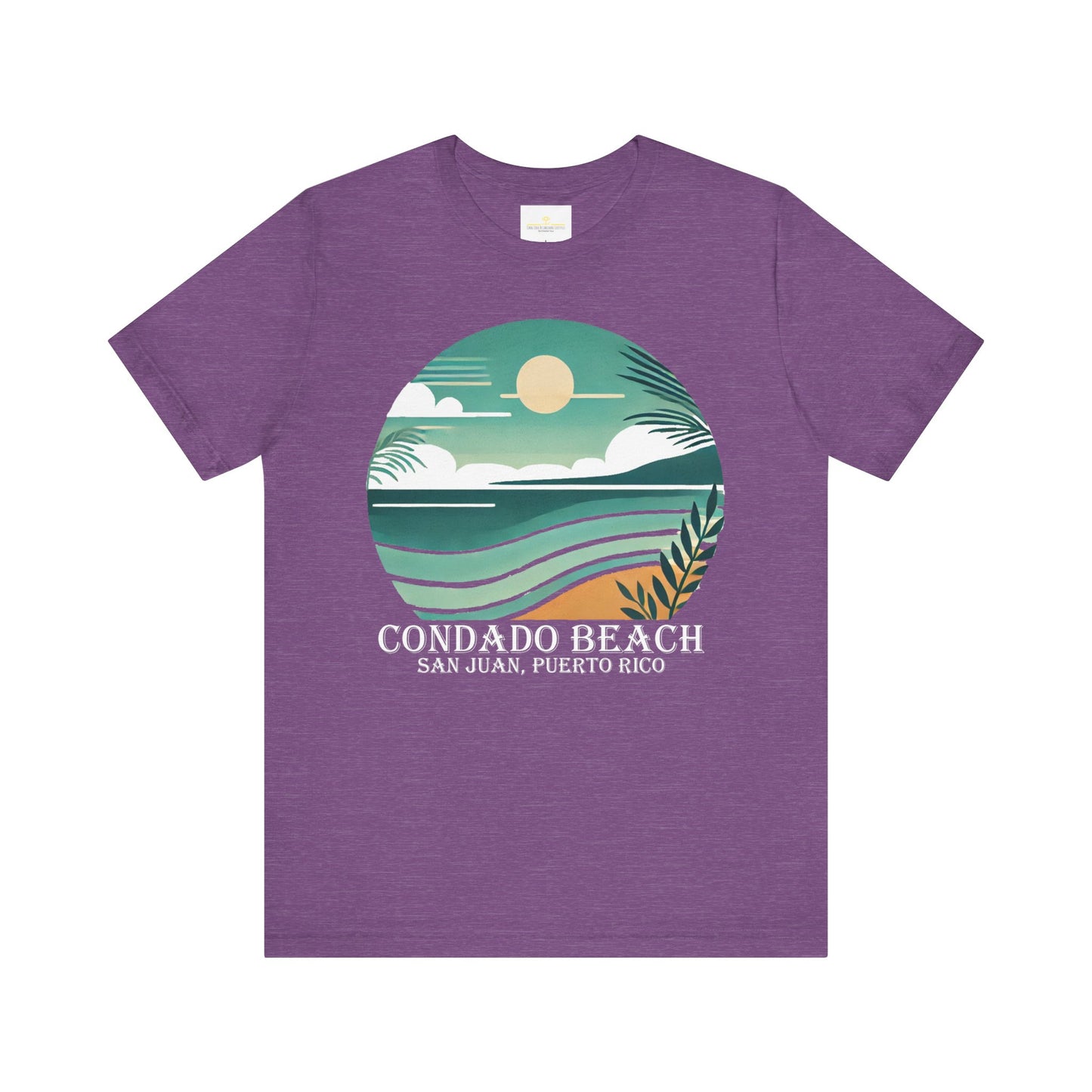 Coastal Vibes Condado Beach Unisex Jersey Short Sleeve Tee