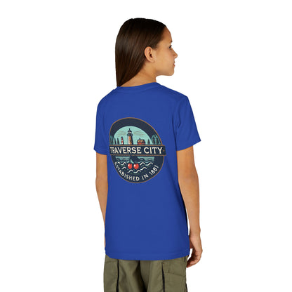 Vintage Traverse City Unisex Youth Short Sleeve Tee