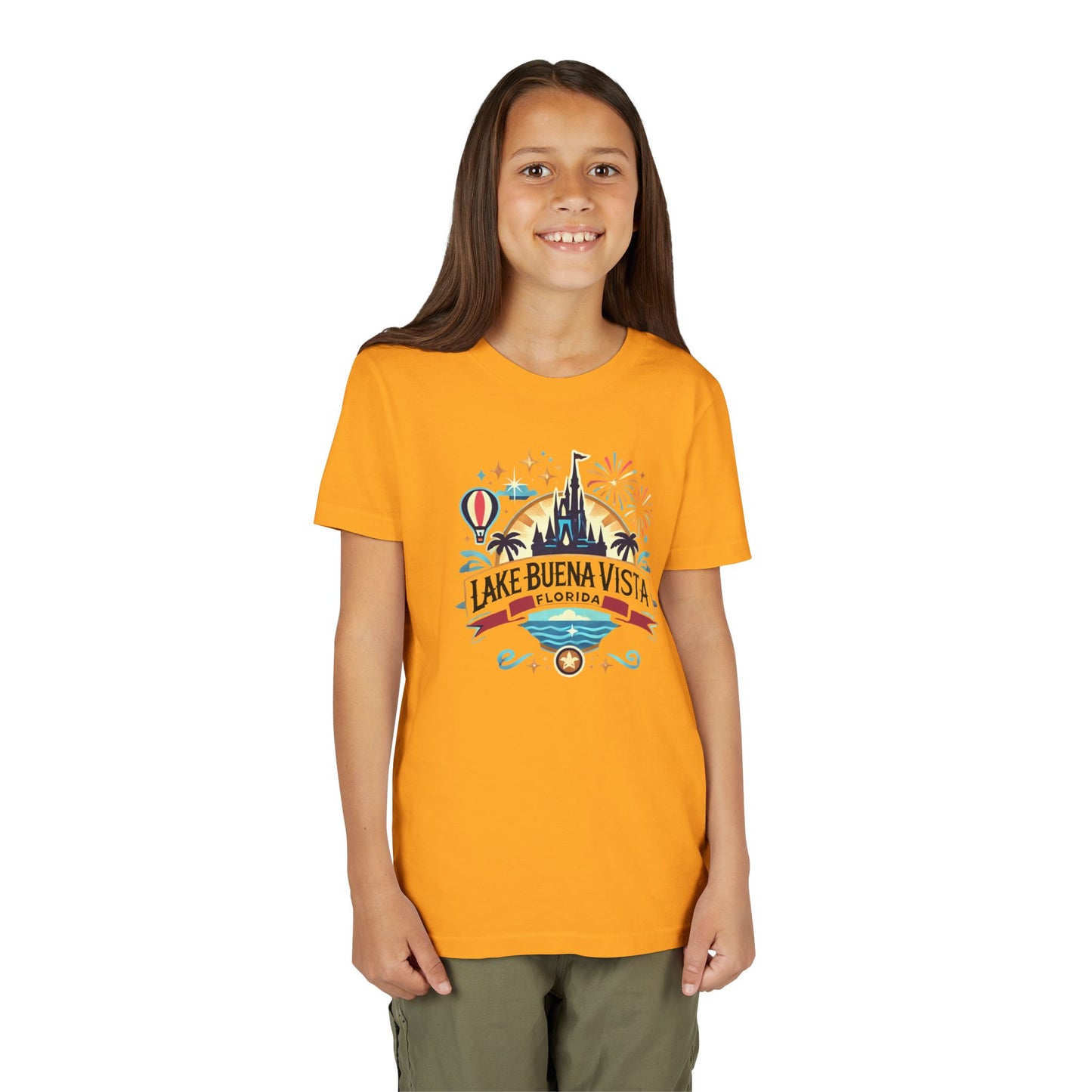 Adventurous Lake Buena Vista Unisex Youth Short Sleeve Tee