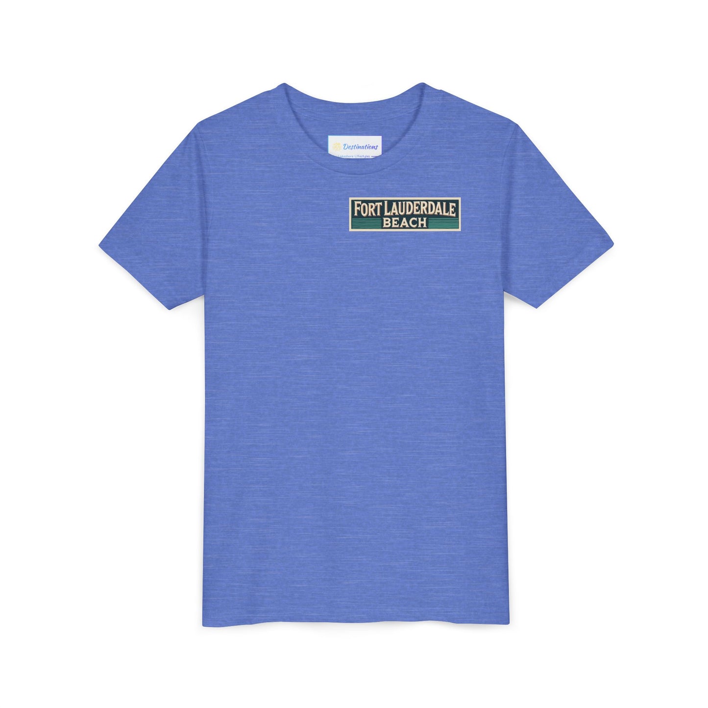 Vintage Fort Lauderdale Unisex Youth Short Sleeve Tee