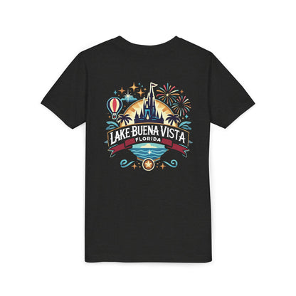 Adventurous Lake Buena Vista Unisex Youth Short Sleeve Tee