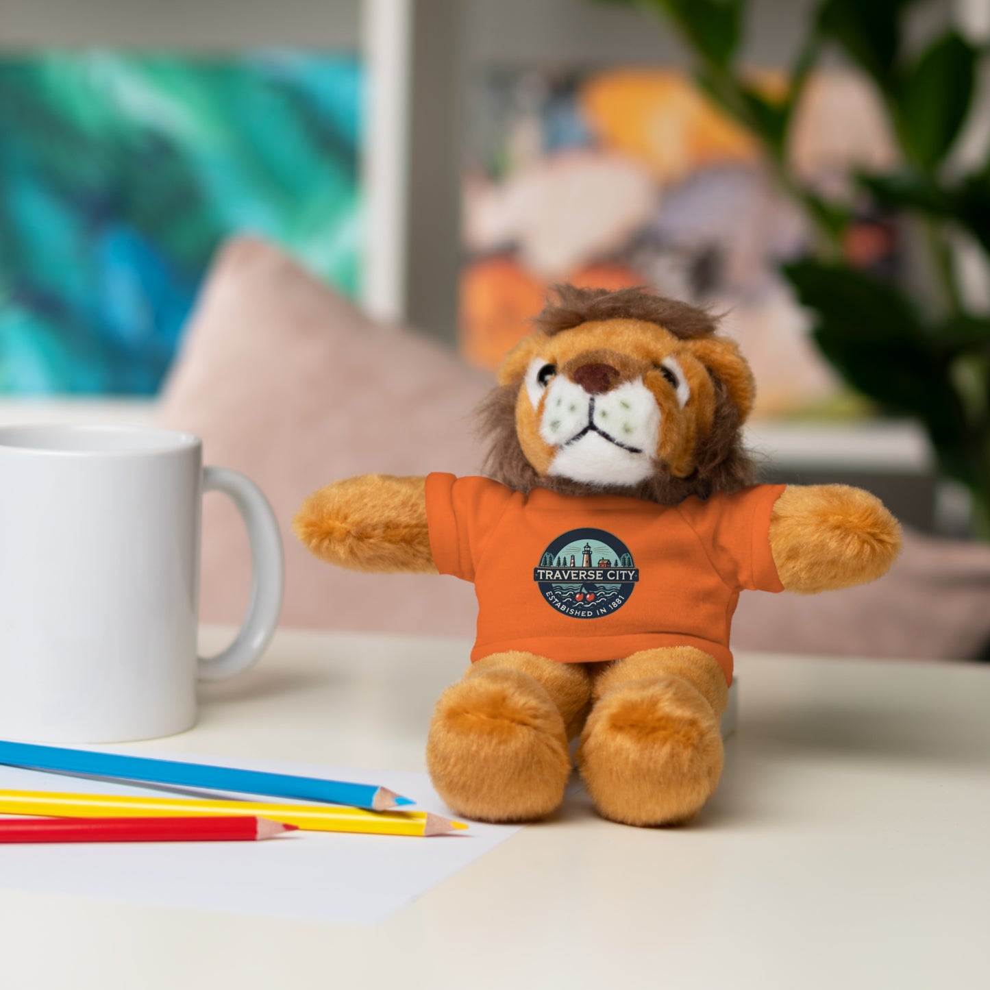 Vintage Traverse City Stuffed Animals with Tee