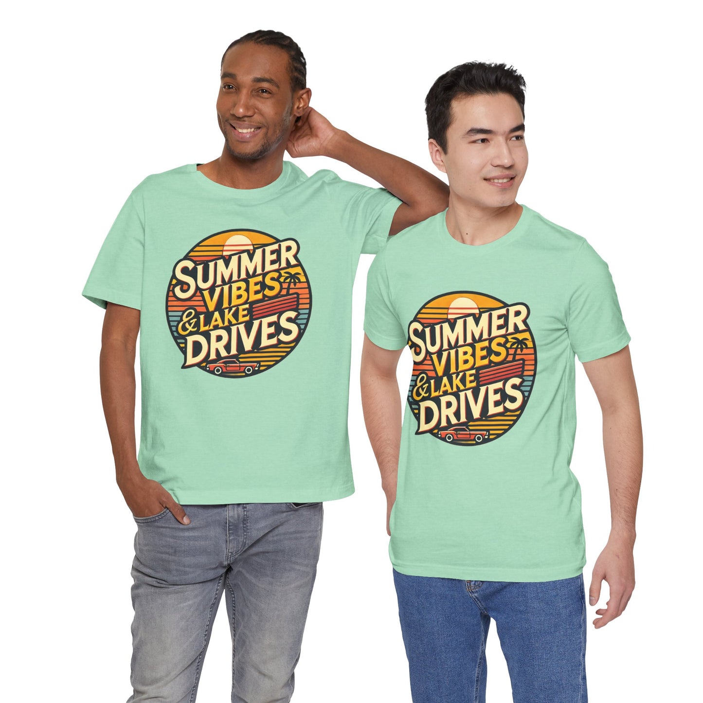 Summer Vibes & Lake Drives Short Sleeve Tee