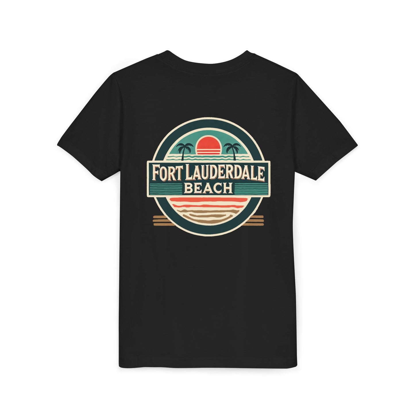 Vintage Fort Lauderdale Unisex Youth Short Sleeve Tee