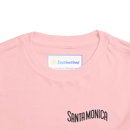 Vibrant Santa Monica Unisex Toddler Short Sleeve Tee