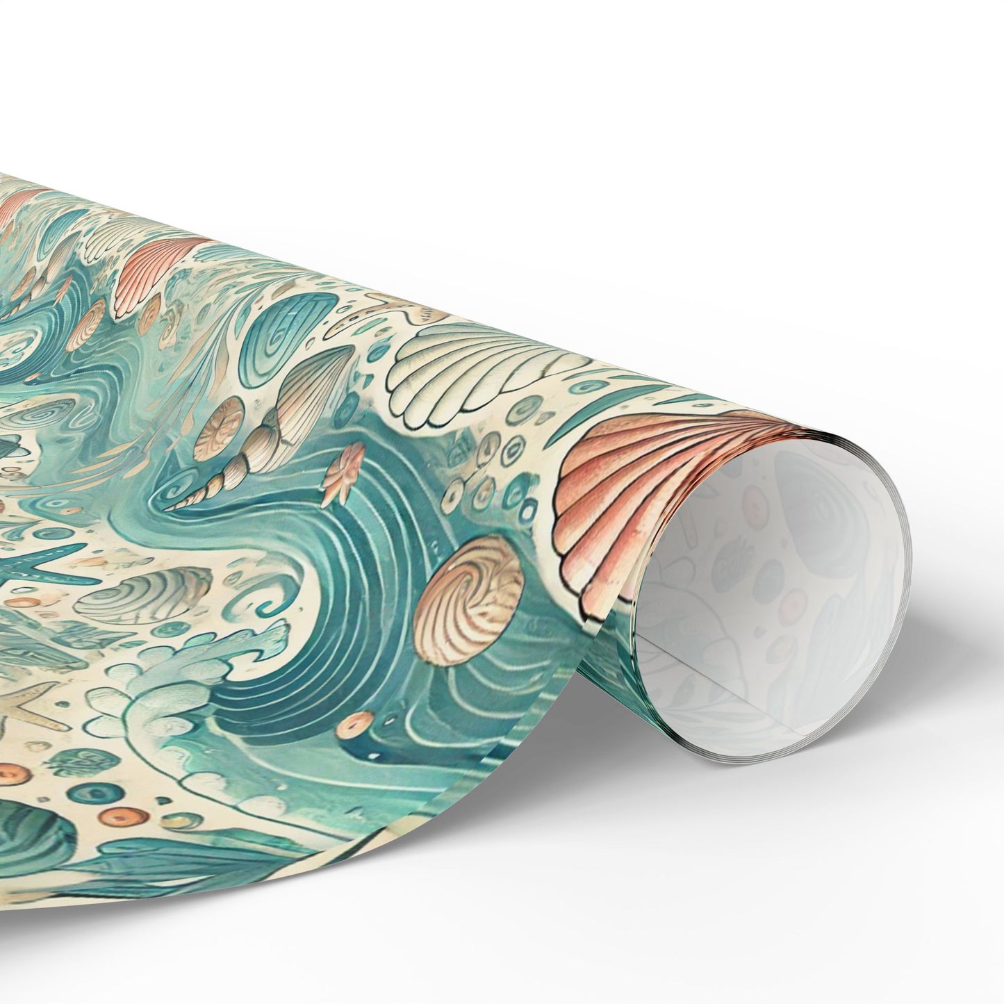 Ocean Seashells Wrapping Paper