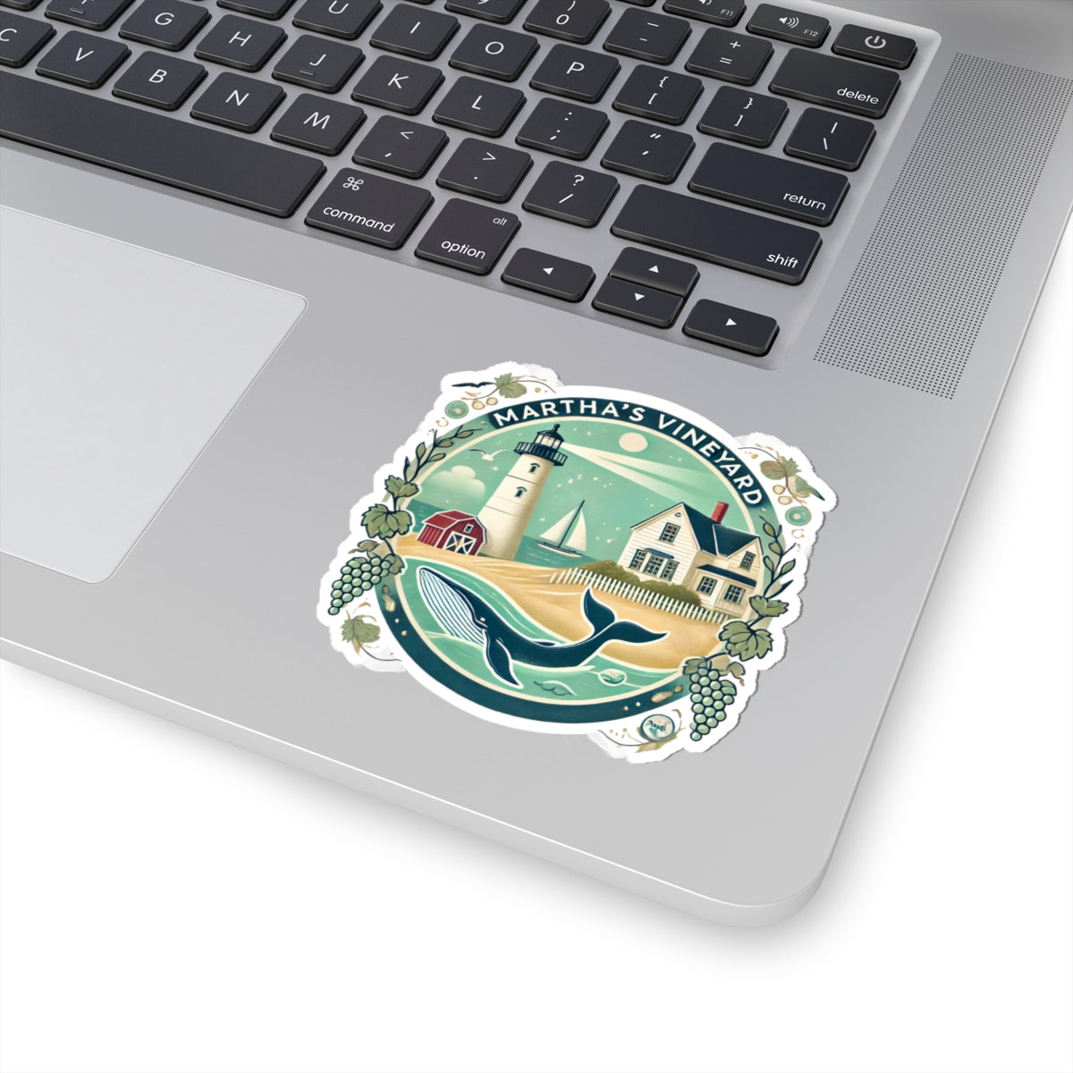 Vintage Martha's Vineyard Kiss-Cut Sticker