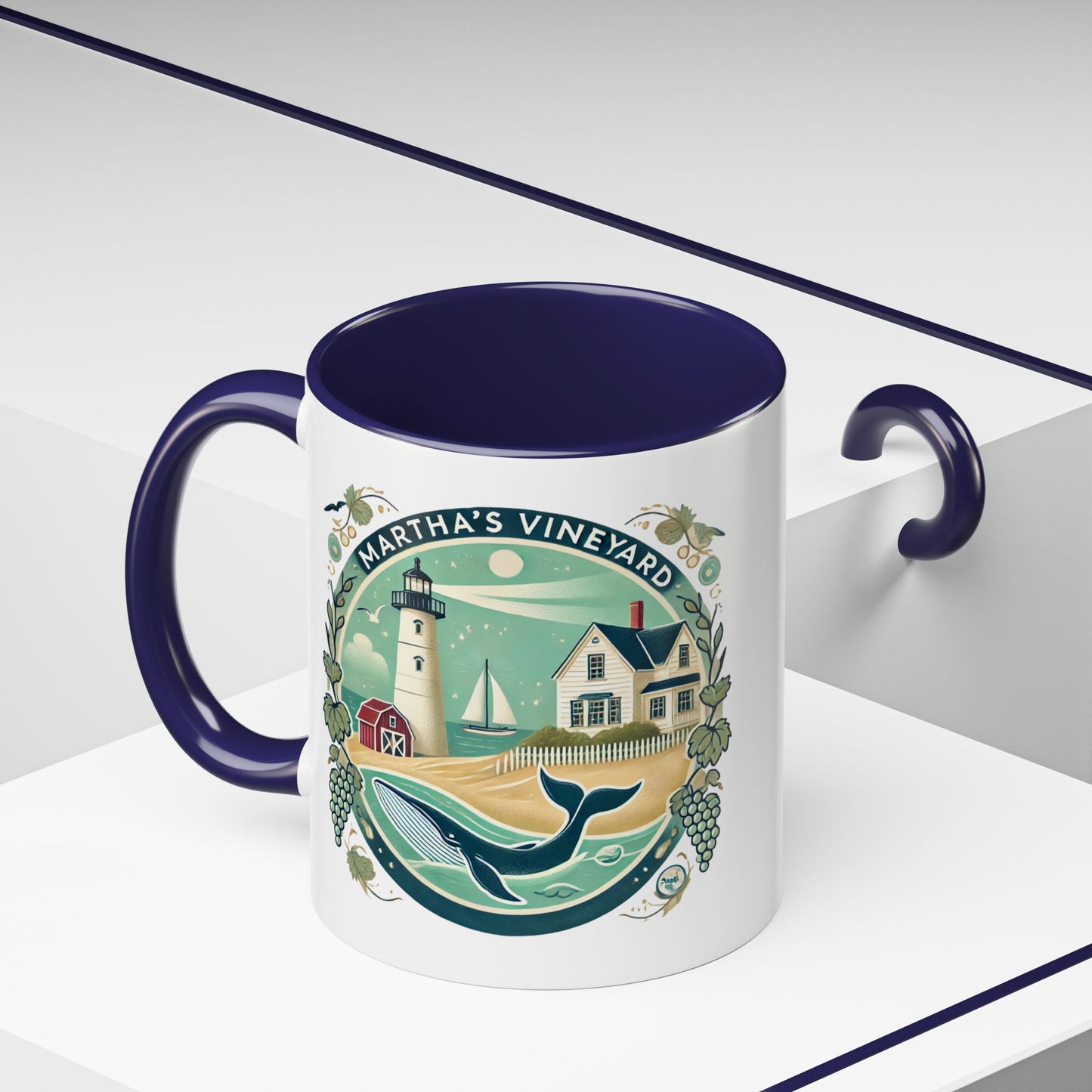 Vintage Martha's Vineyard Accent Coffee Mug