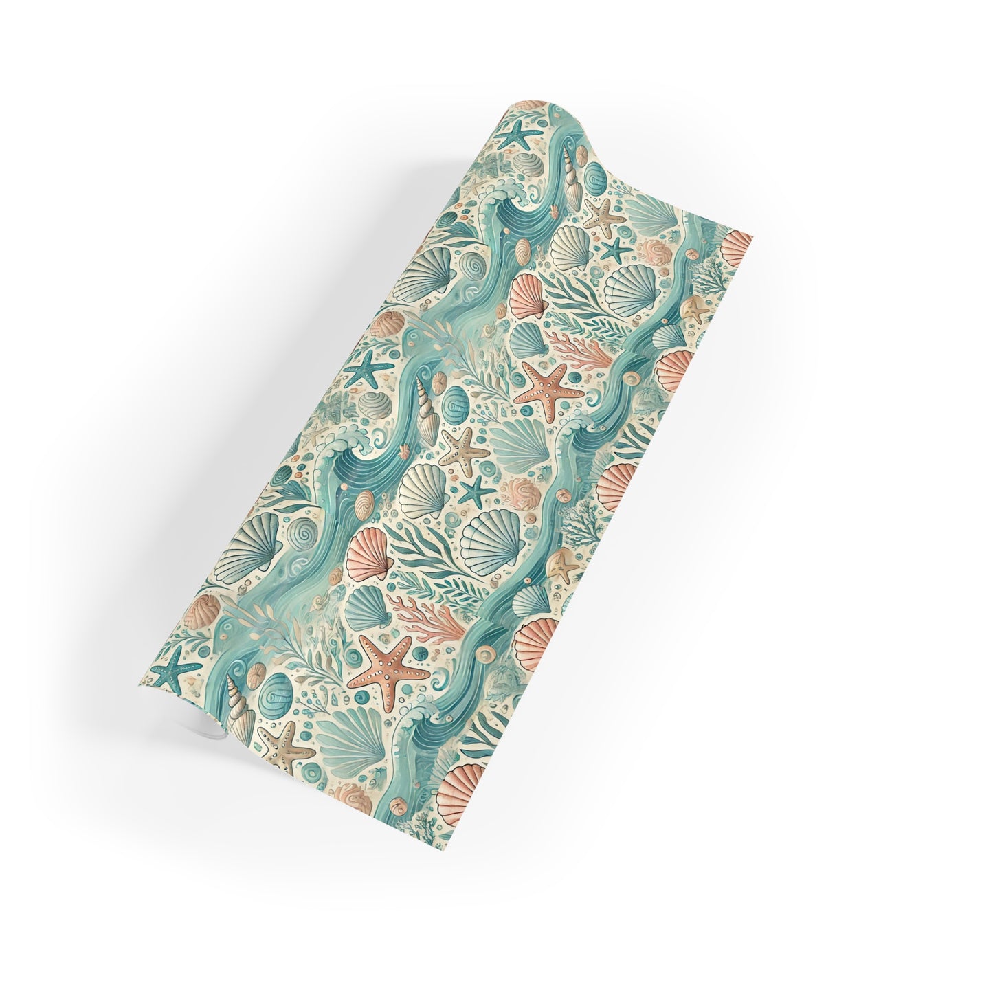 Ocean Seashell Wrapping Paper