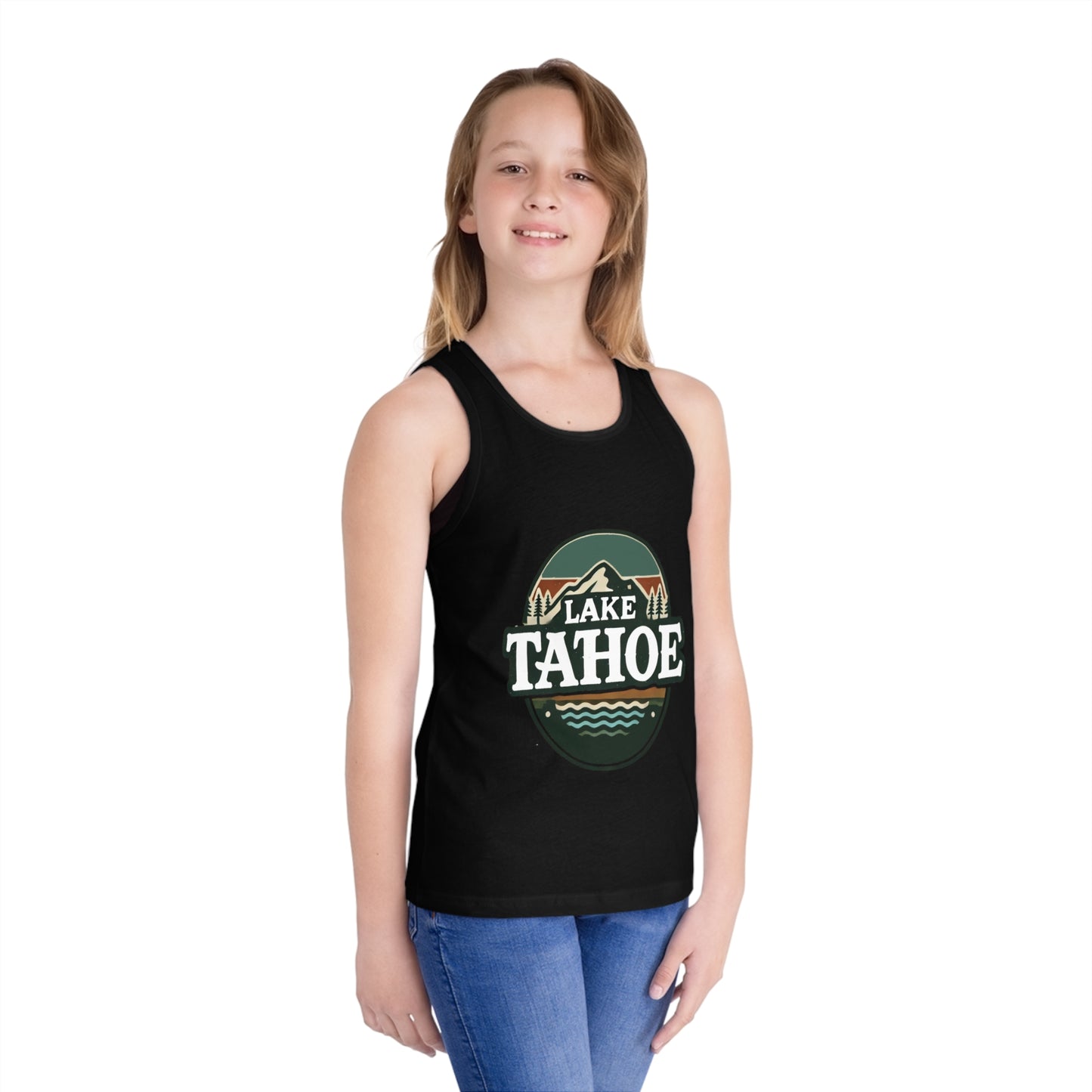 Vintage Lake Tahoe Unisex Kids Jersey Tank Top