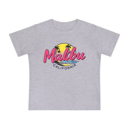 Retro Malibu Unisex Baby Short Sleeve T-Shirt