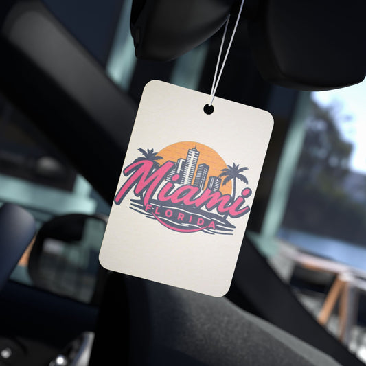 Retro Miami Car Air Freshener