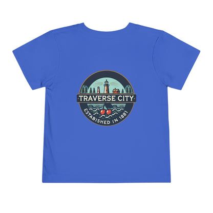 Vintage Traverse City Unisex Toddler Short Sleeve Tee