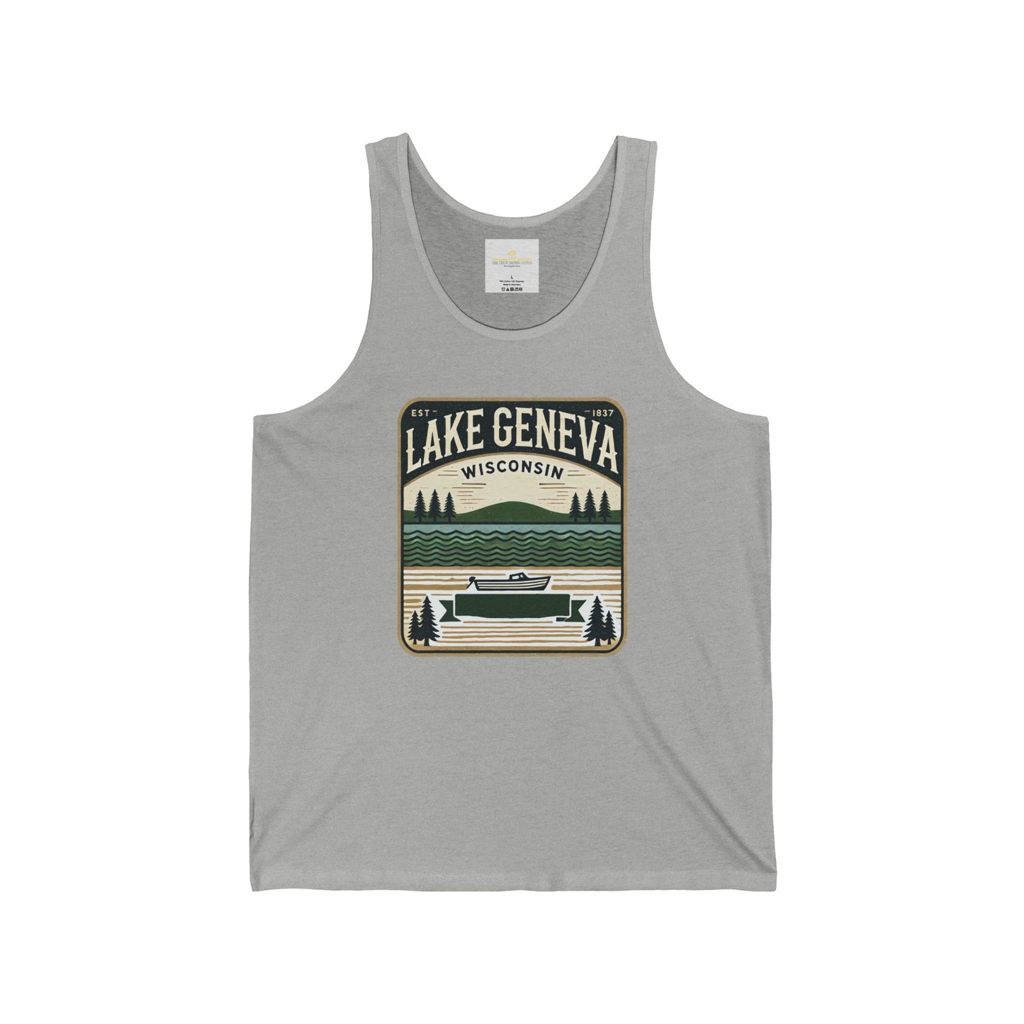 Vintage Lake Geneva Unisex Jersey Tank