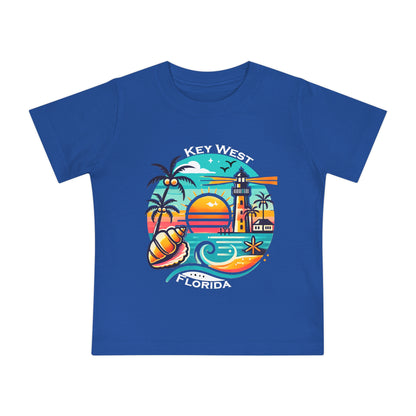 Vibrant Key West Baby Short Sleeve T-Shirt