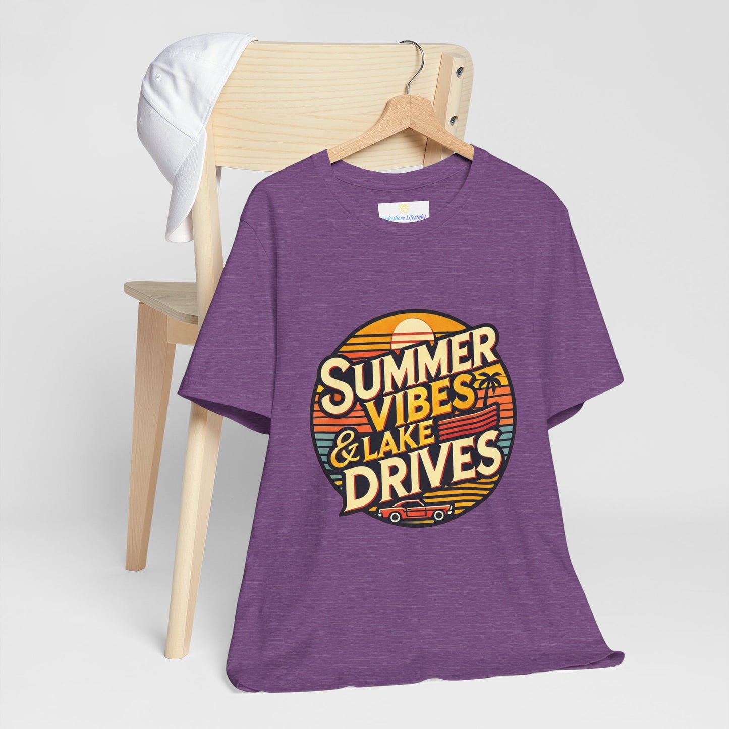 Summer Vibes & Lake Drives Short Sleeve Tee