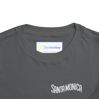 Vibrant Santa Monica Unisex Toddler Short Sleeve Tee