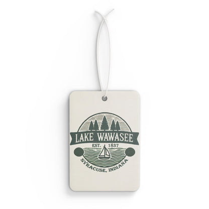 Vintage Lake Wawasee Car Air Freshener