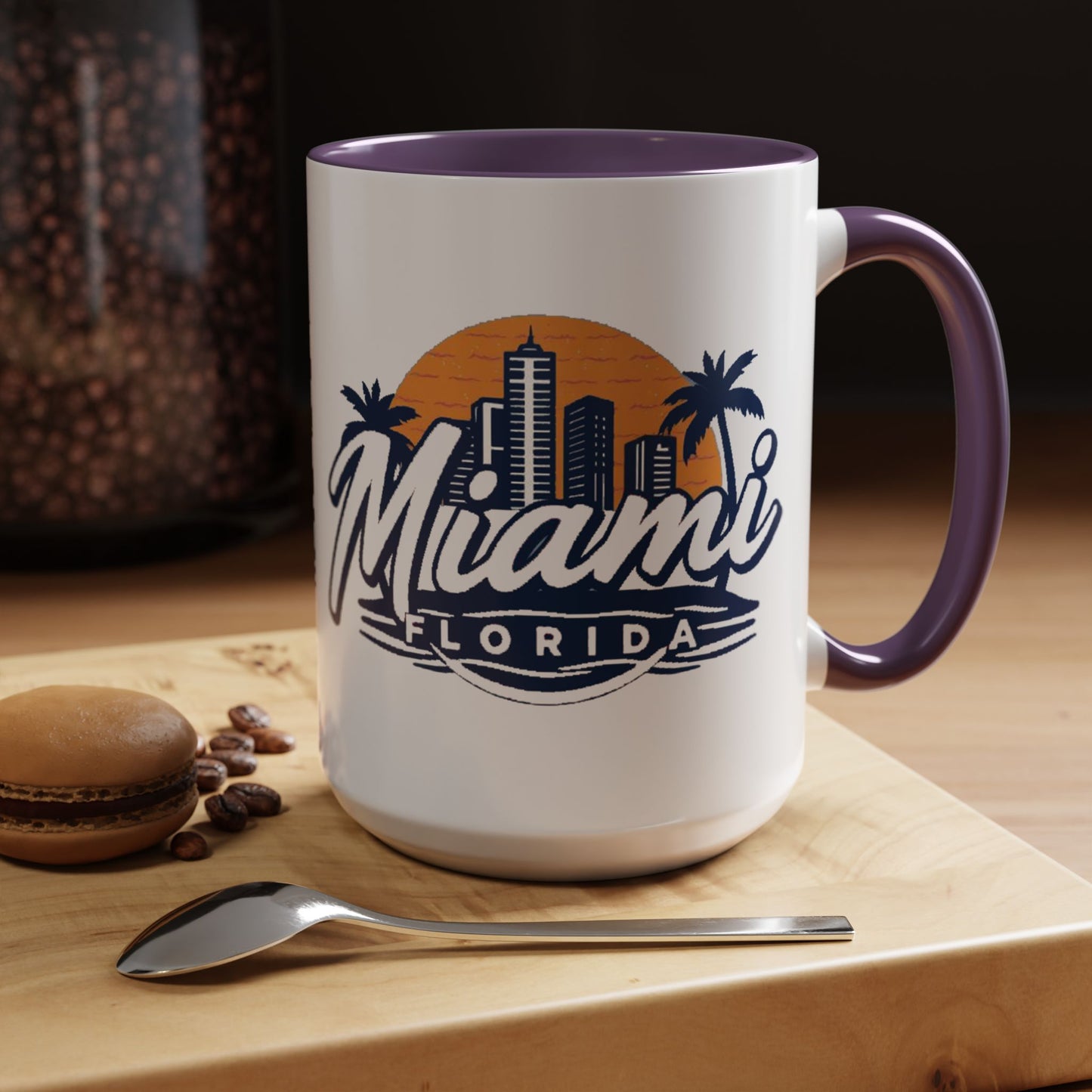 Retro Miami Accent Coffee Mug