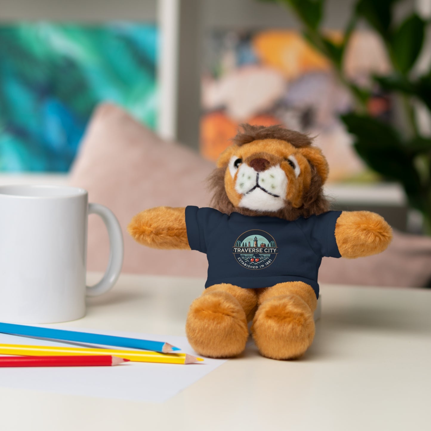 Vintage Traverse City Stuffed Animals with Tee