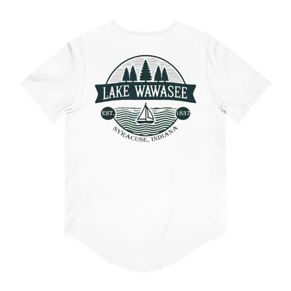 Vintage Lake Wawasee Men's Jersey Curved Hem Tee