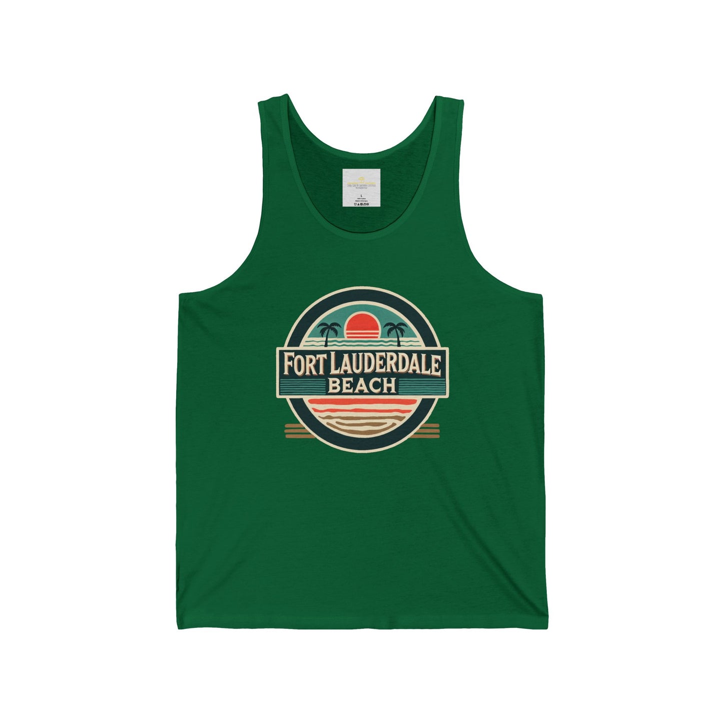 Vintage Fort Lauderdale Unisex Jersey Tank
