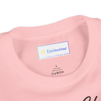 Elegant Chicago Skyline Unisex Youth Short Sleeve Tee