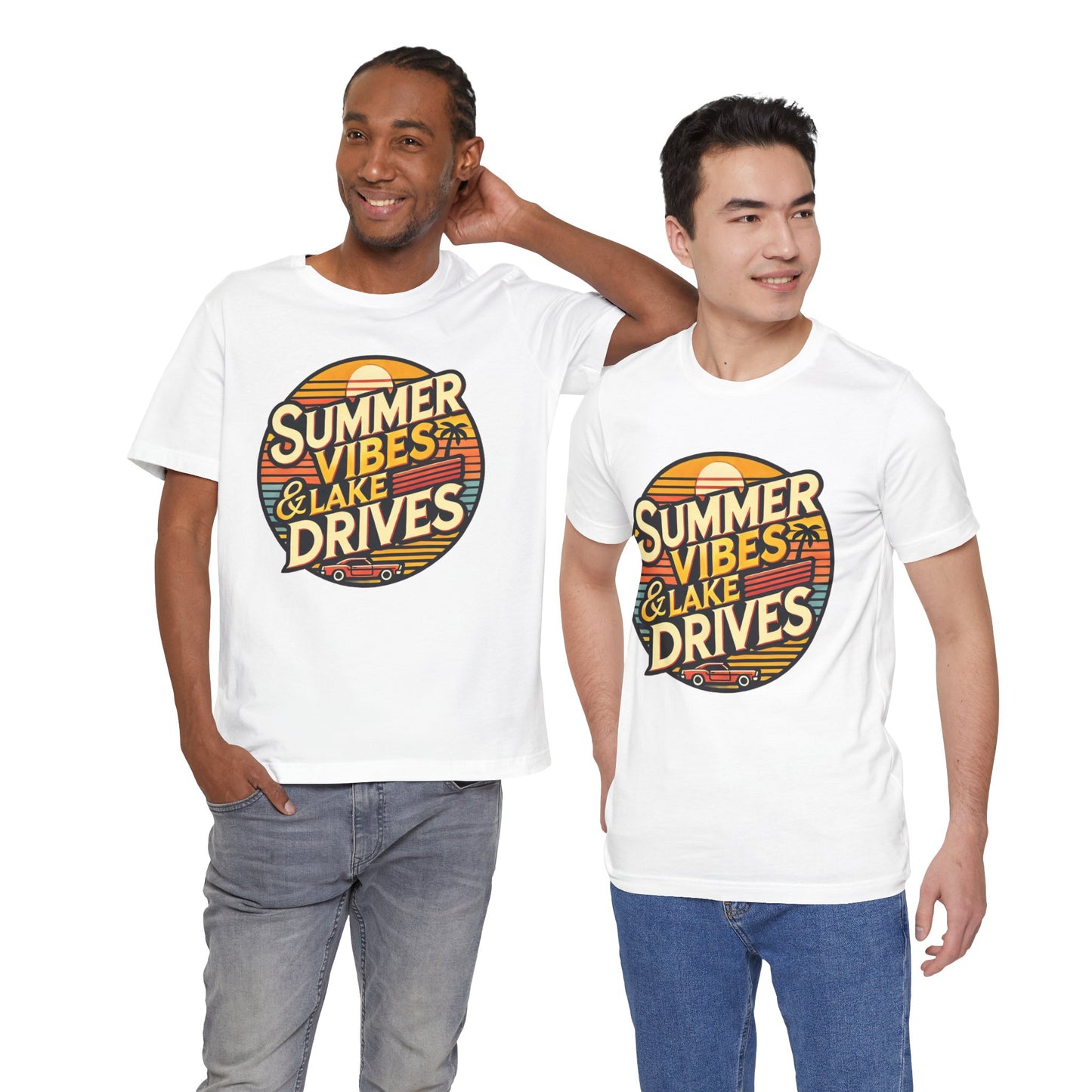 Summer Vibes & Lake Drives Short Sleeve Tee