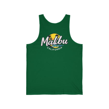 Retro Malibu Unisex Jersey Tank