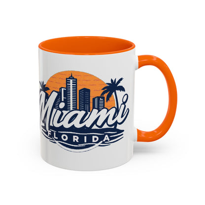 Retro Miami Accent Coffee Mug