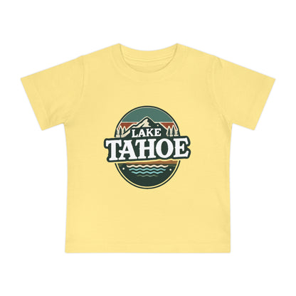 Vintage Lake Tahoe Unisex Baby Short Sleeve T-Shirt