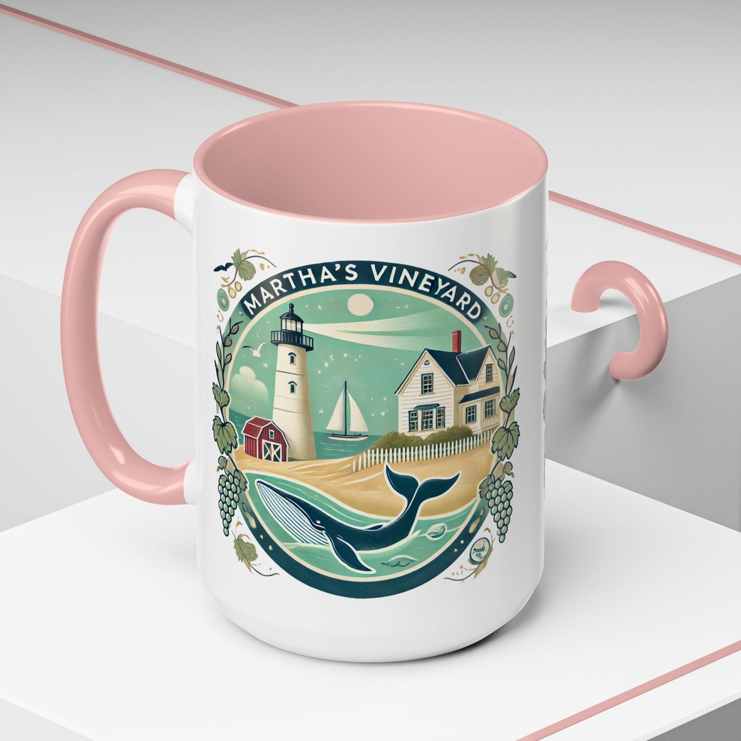 Vintage Martha's Vineyard Accent Coffee Mug