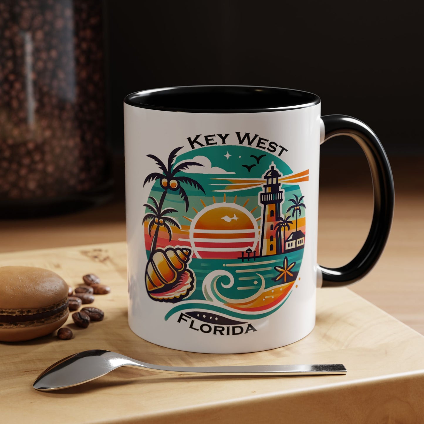 Vibrant Key West Accent Coffee Mug