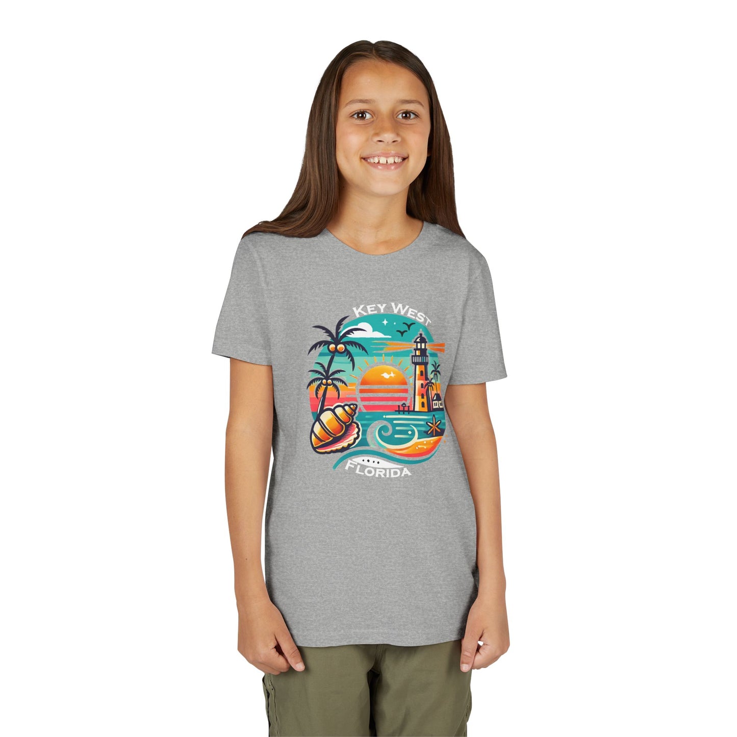 Vibrant Key West Youth Short Sleeve Tee