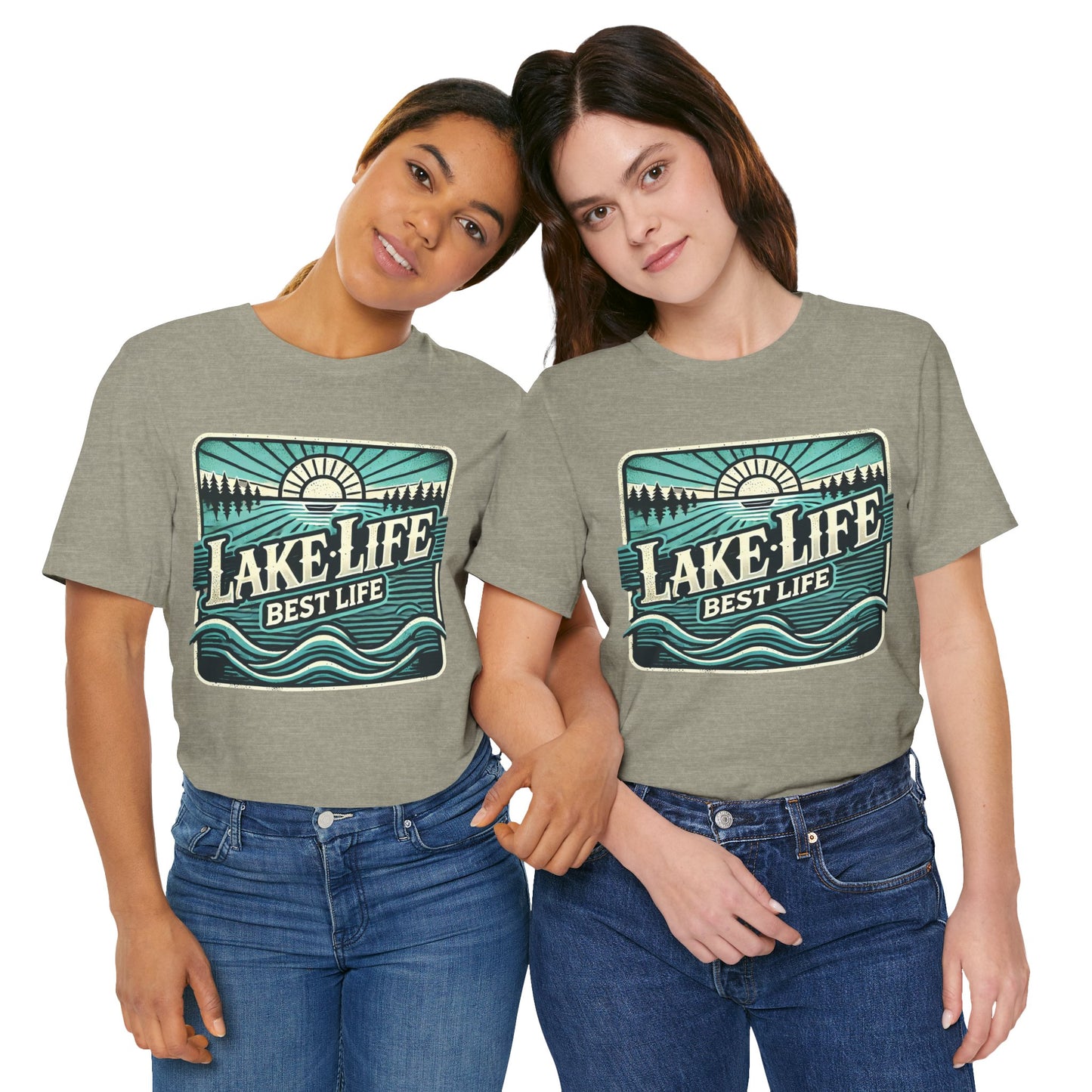 Lake Life Best Life Jersey Short Sleeve Tee