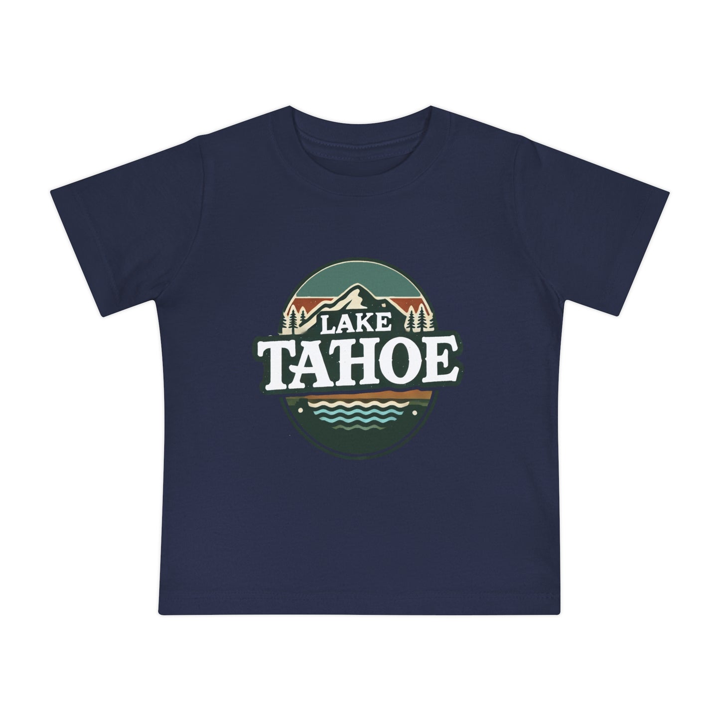 Vintage Lake Tahoe Unisex Baby Short Sleeve T-Shirt