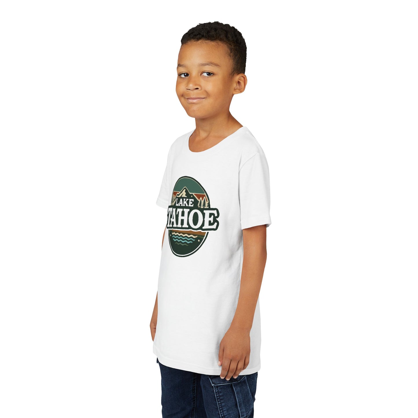 Vintage Lake Tahoe Unisex Youth Short Sleeve Tee