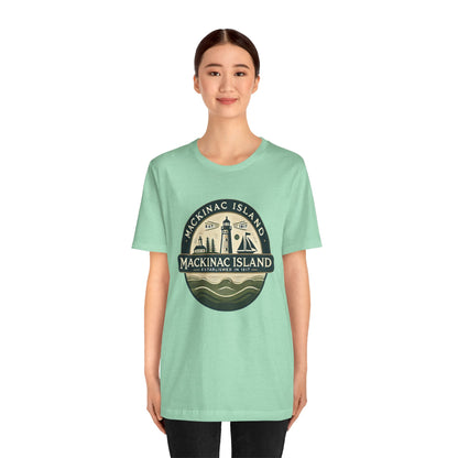 Vintage Mackinac Island Unisex Jersey Short Sleeve Tee