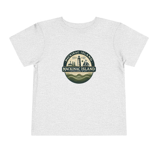 Vintage Mackinac Island Unisex Toddler Short Sleeve Tee