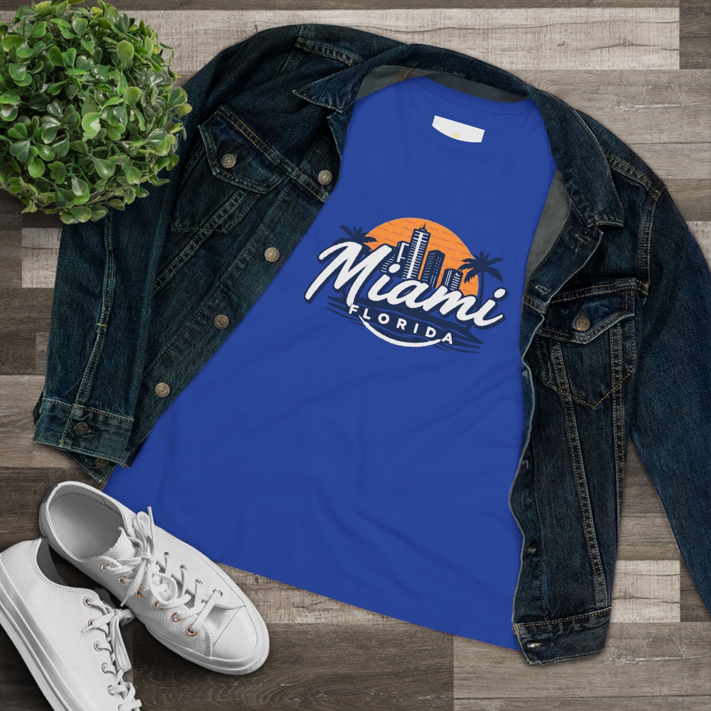 Retro Miami Women's Cotton Tee