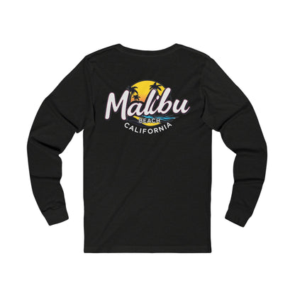 Retro Malibu Unisex Jersey Long Sleeve Tee