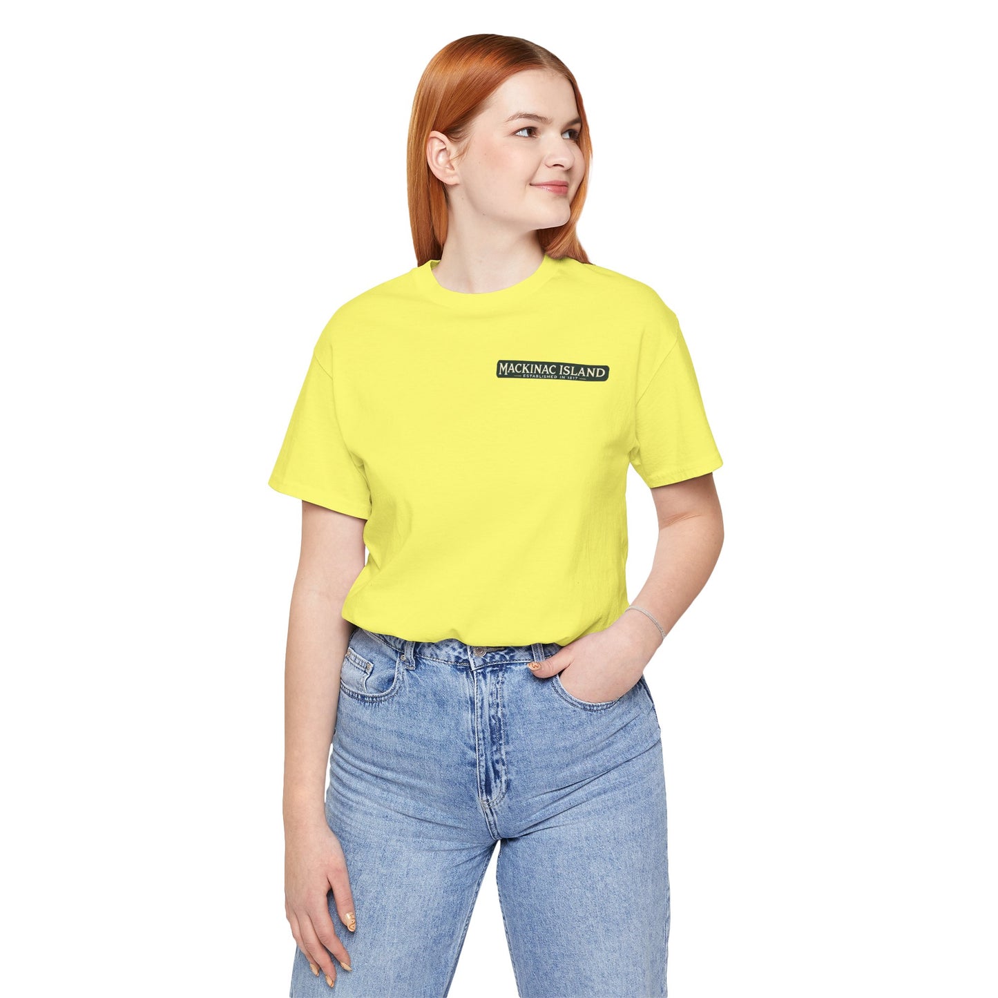 Vintage Mackinac Island Unisex Jersey Short Sleeve Tee
