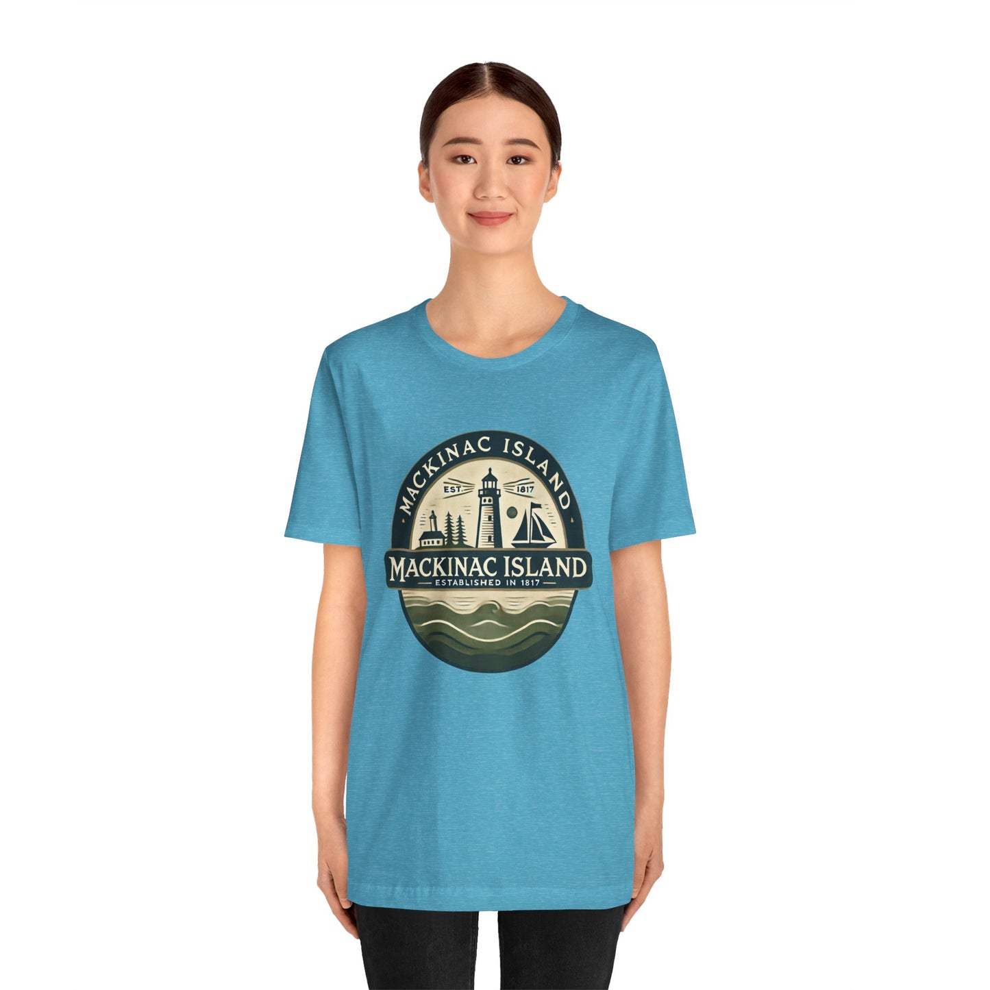 Vintage Mackinac Island Unisex Jersey Short Sleeve Tee